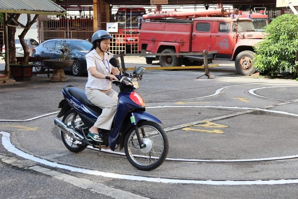 Bộ Công an bỏ một bài thi hình trong sát hạch bằng lái xe máy