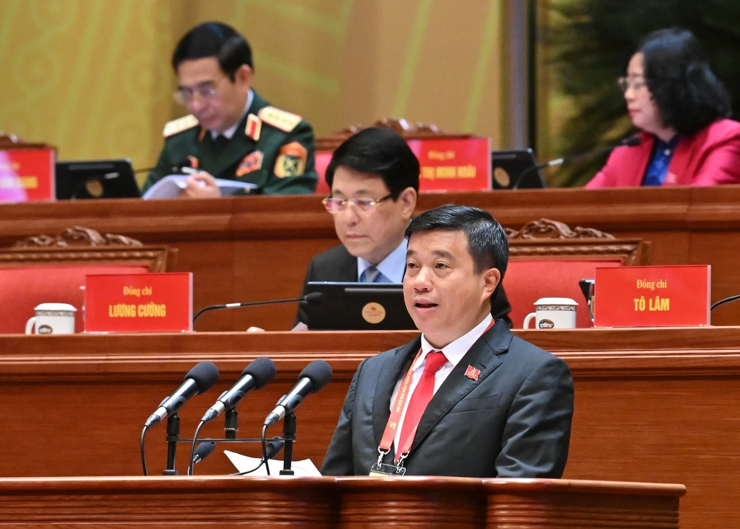 Đại hội XIV của Đảng: Phiên thảo luận ở hội trường về các văn kiện Đại hội chiều 21/1