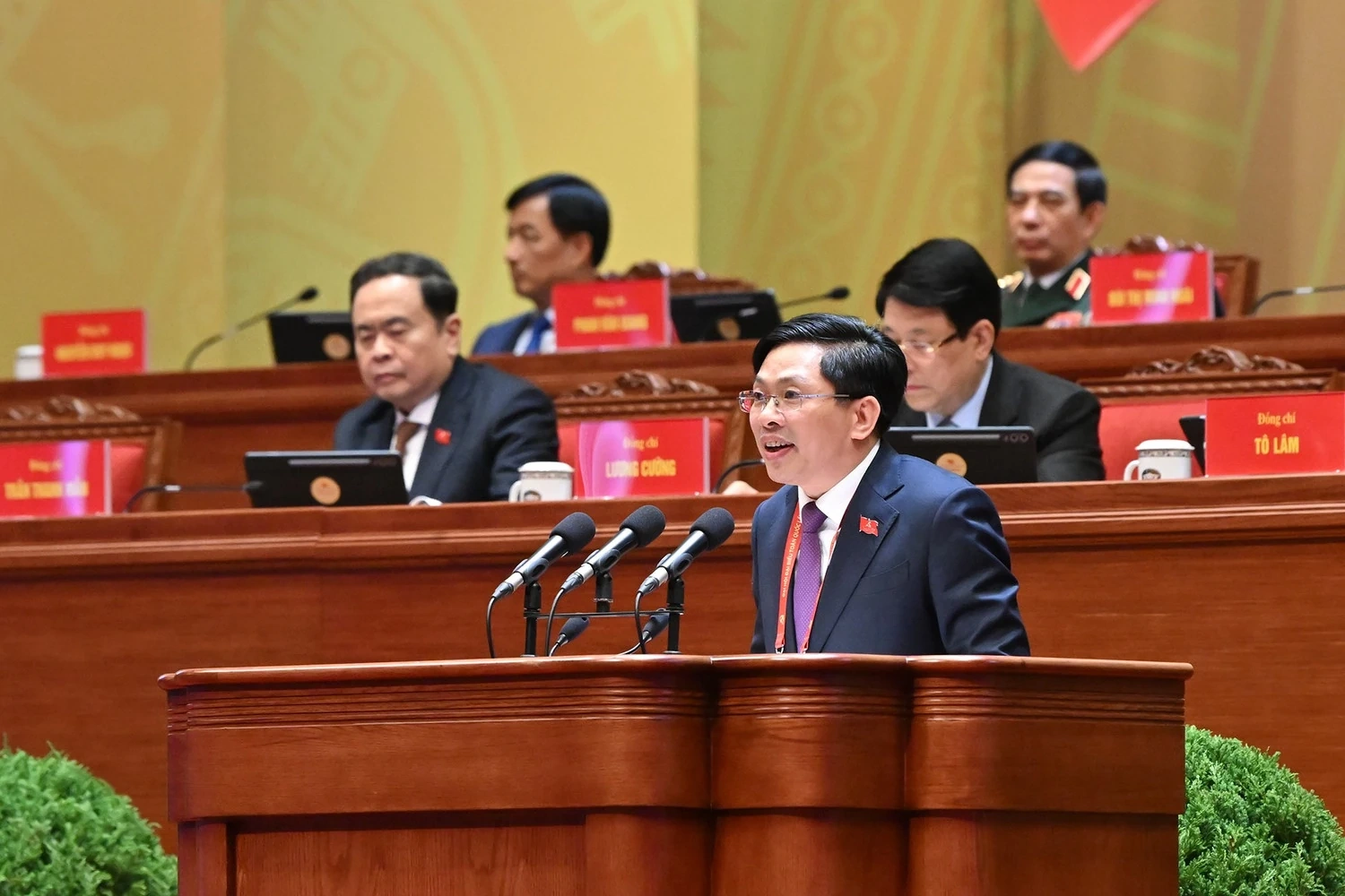 Đại hội XIV của Đảng: Phiên thảo luận ở hội trường về các văn kiện Đại hội chiều 21/1