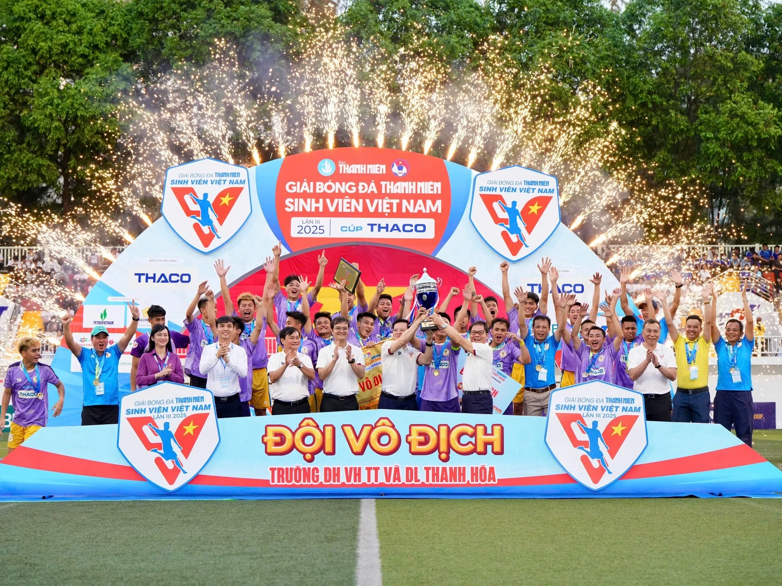 ĐH VHTTDL Thanh Hóa tập trung hoàn thiện lối chơi, sẵn sàng cho chiến dịch bảo vệ ngôi vương tại Thanh Niên Sinh viên 2026