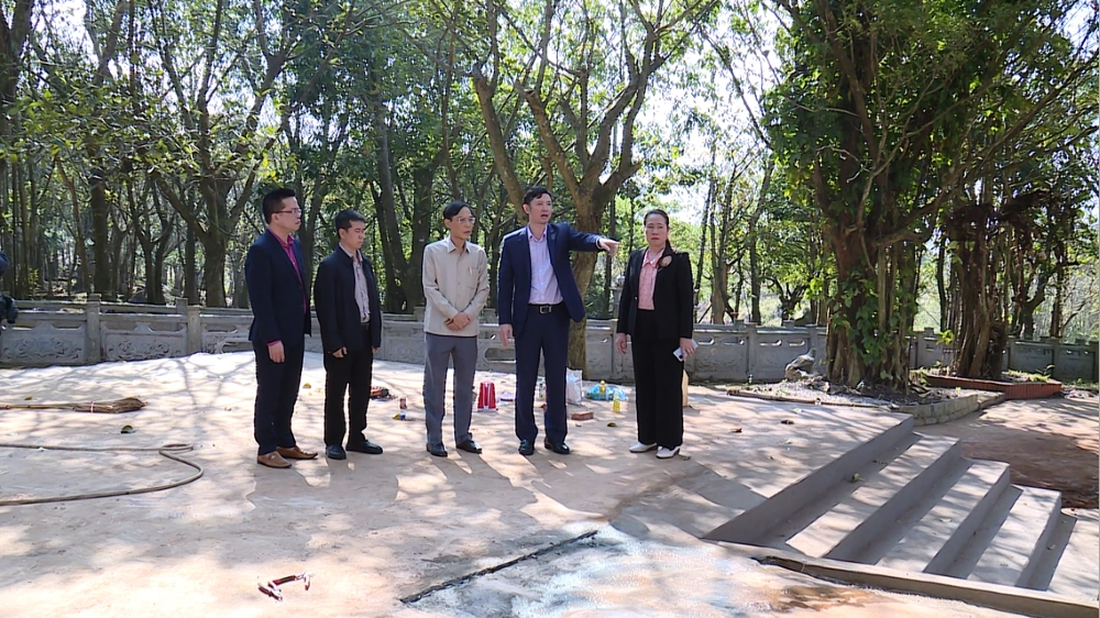 Đẩy nhanh tiến độ chỉnh trang khu di tích Quốc gia Địa điểm khởi nghĩa Bà Triệu