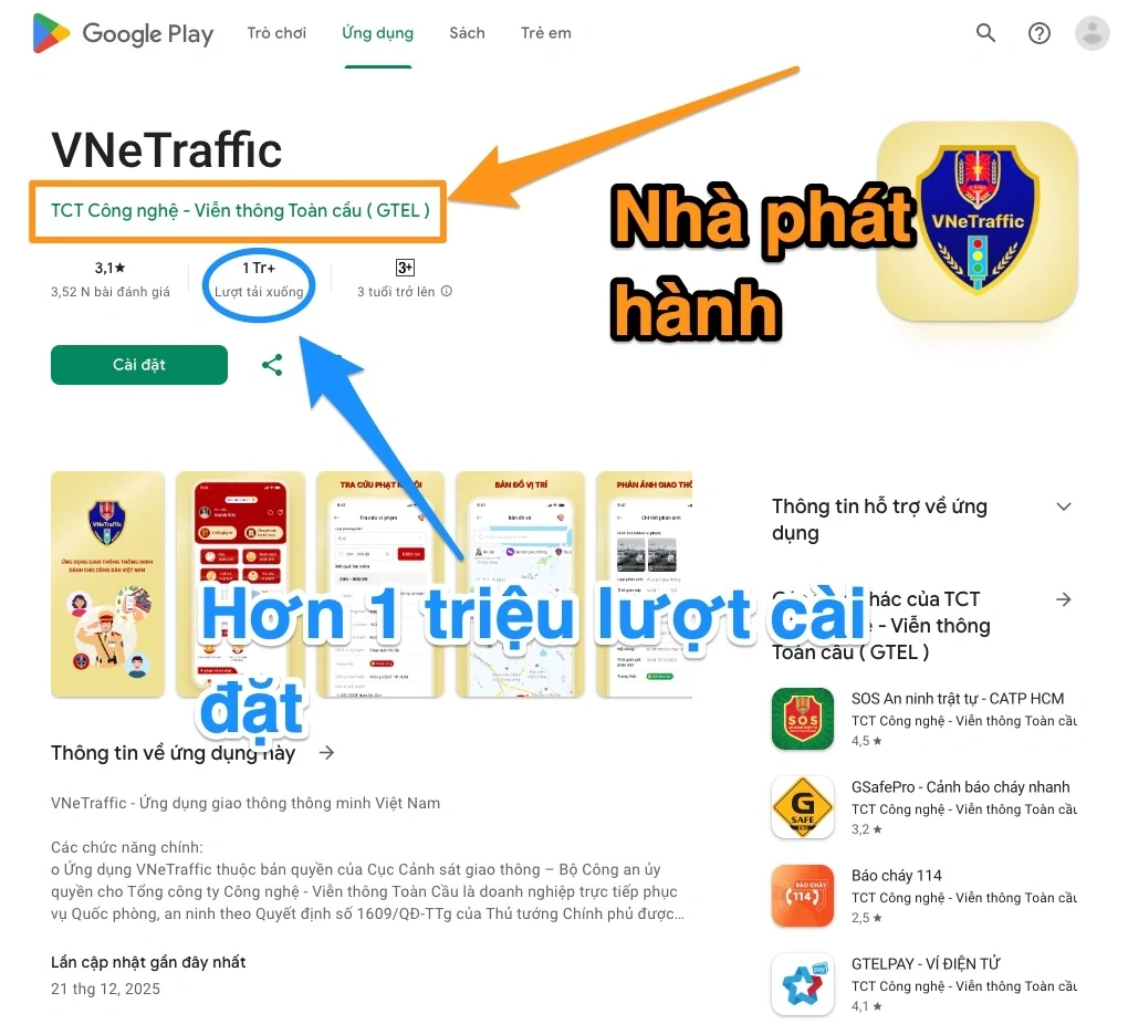 VNeTraffic là gì? Tại sao mỗi người dân nên có ứng dụng này trên điện thoại?