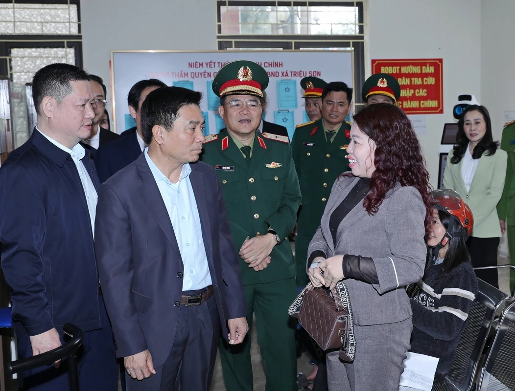 Xã Triệu Sơn phải chuyển mạnh từ tư duy quản lý sang tư duy phát triển, lấy hiệu quả phục vụ Nhân dân làm thước đo đánh giá cán bộ