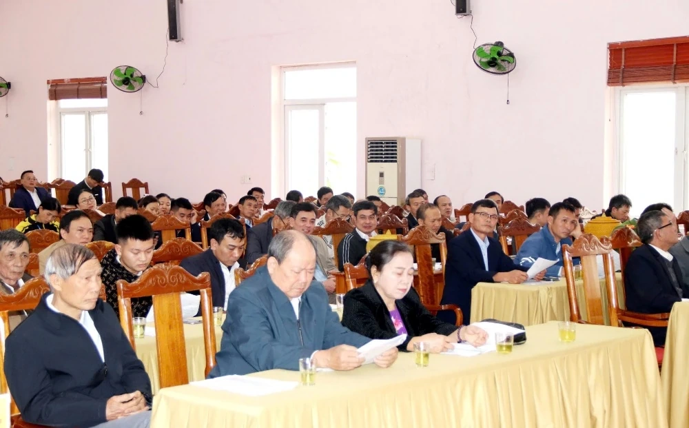 Xã Quý Lộc tổ chức sinh hoạt chi bộ điểm theo Chỉ thị 50-CT/TW