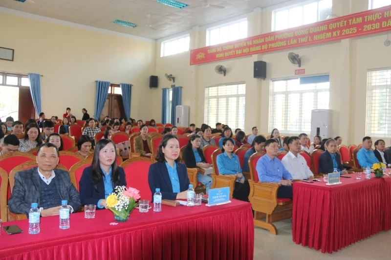 Công đoàn phường Đông Quang tổ chức chương trình “Tết Sum vầy - Xuân ơn Đảng”