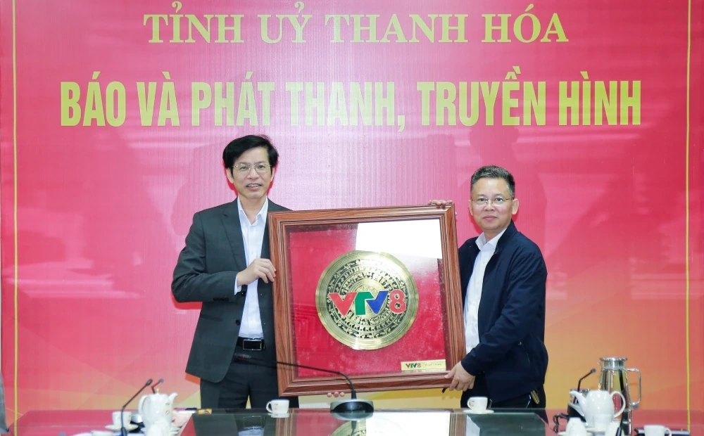VTV8 tăng cường phối hợp với Báo và Phát thanh, truyền hình Thanh Hóa trong công tác tuyên truyền