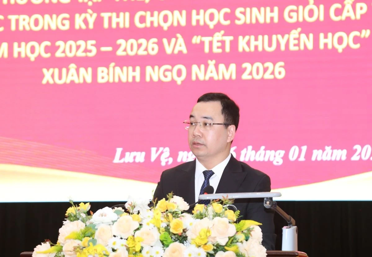 Xã Lưu Vệ khen thưởng học sinh giỏi cấp tỉnh và tổ chức Tết Khuyến học xuân Bính Ngọ 2026