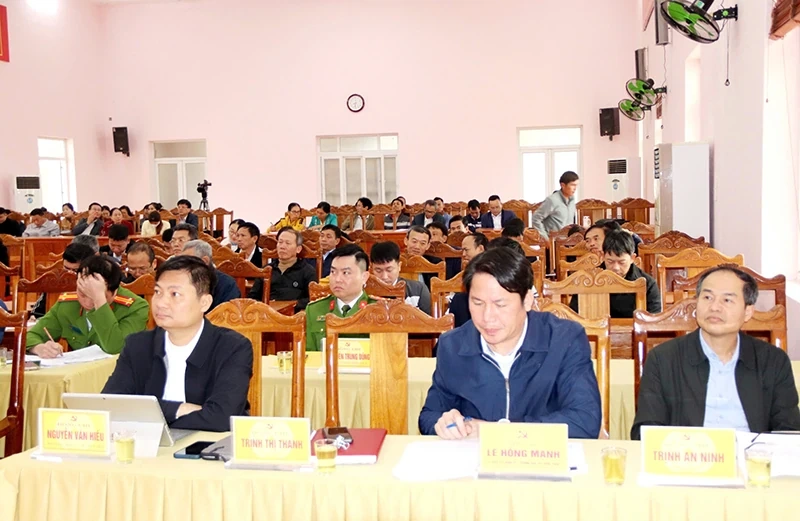 Xã Quý Lộc tổ chức sinh hoạt chi bộ điểm theo Chỉ thị 50-CT/TW