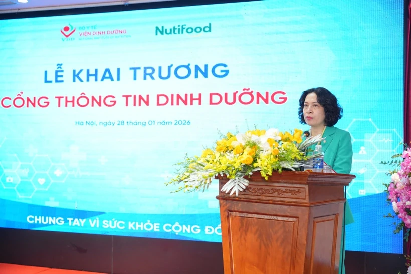 Chính thức vận hành Cổng thông tin Dinh dưỡng và sức khỏe cộng đồng