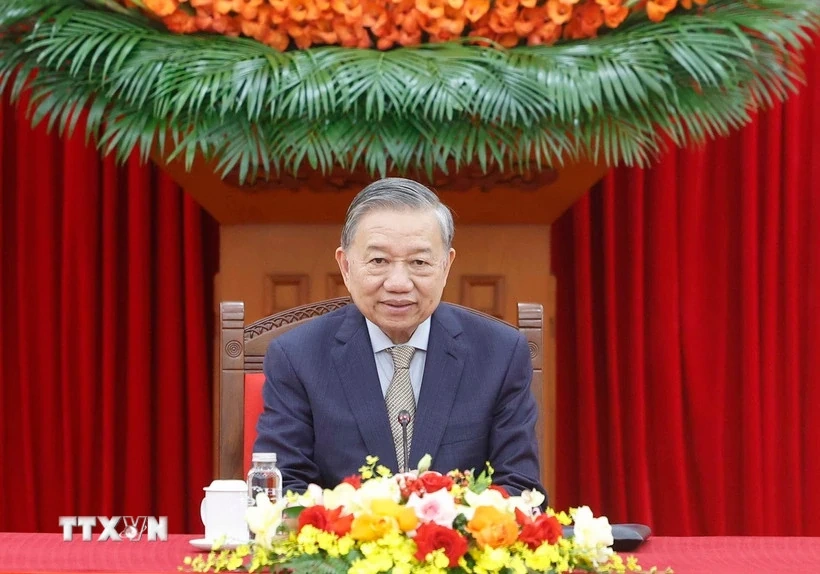 Tổng Bí thư Tô Lâm điện đàm với Tổng thống Hàn Quốc Lee Jae Myung