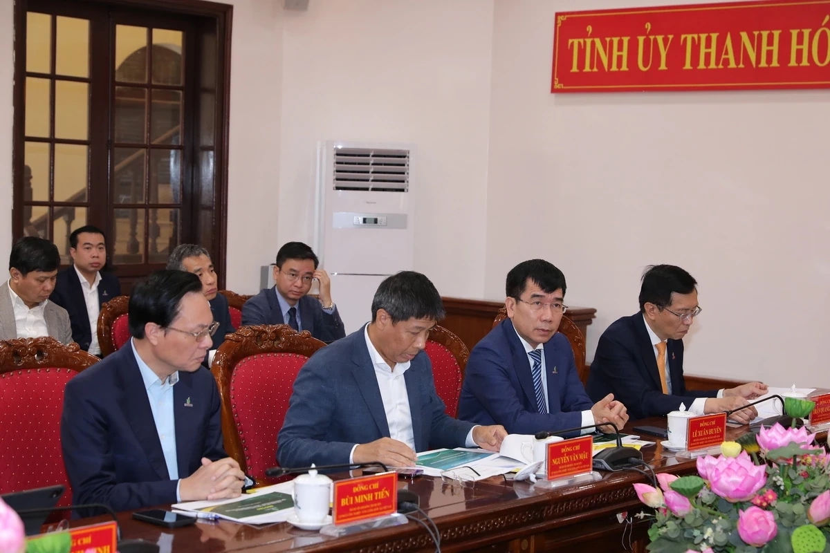 Tỉnh Thanh Hóa ký kết thỏa thuận hợp tác với Tập đoàn Công nghiệp - Năng lượng Quốc gia Việt Nam