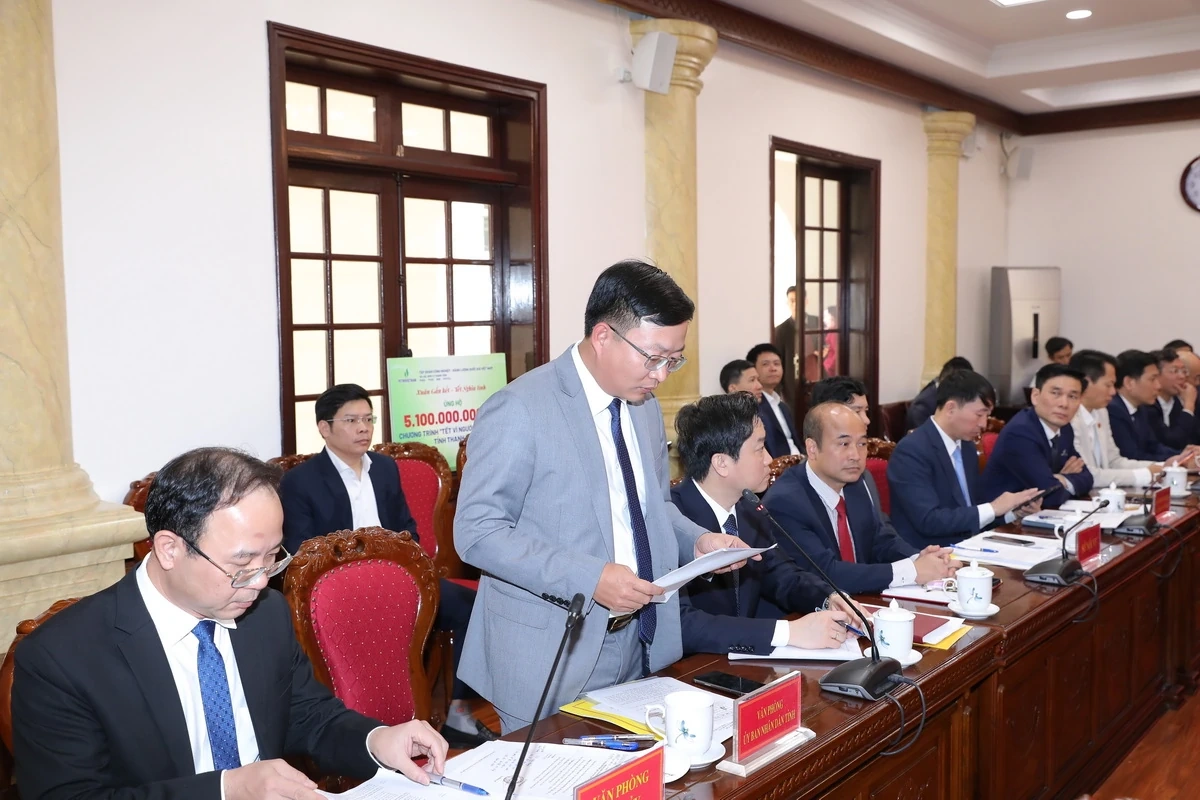 Tỉnh Thanh Hóa ký kết thỏa thuận hợp tác với Tập đoàn Công nghiệp - Năng lượng Quốc gia Việt Nam