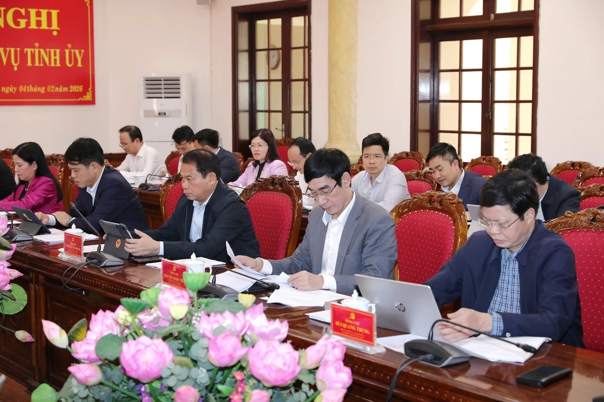 Ban Thường vụ Tỉnh ủy xem xét nhiều nội dung quan trọng về đầu tư, phân bổ ngân sách