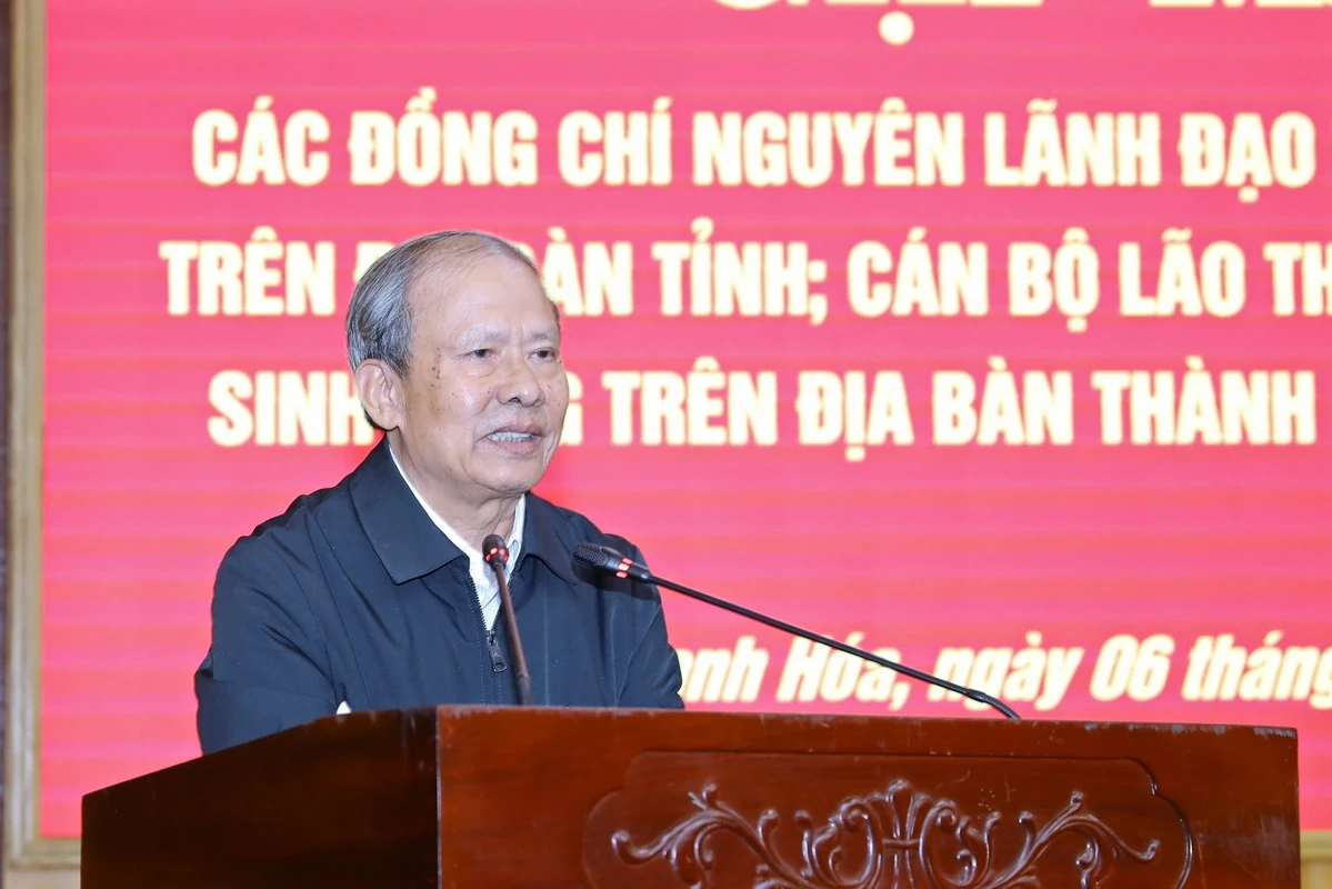 Thường trực Tỉnh ủy gặp mặt nguyên lãnh đạo tỉnh, cán bộ lão thành cách mạng nhân dịp Tết Nguyên đán 2026