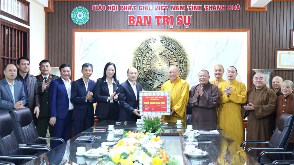 Phó Chủ tịch UBND tỉnh Cao Văn Cường thăm, chúc Tết các cơ sở tôn giáo