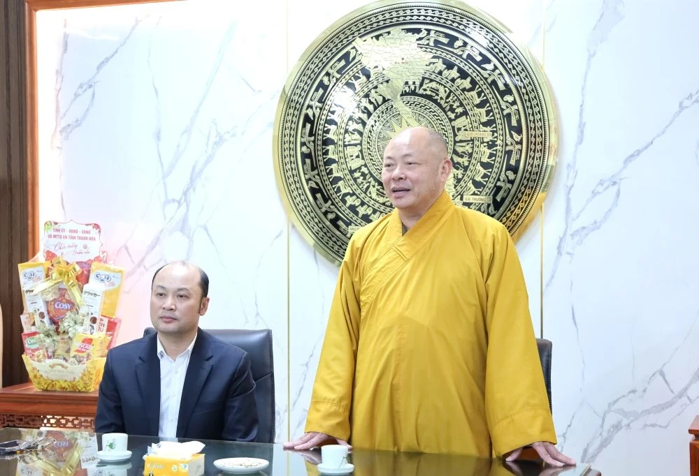 Phó Chủ tịch UBND tỉnh Cao Văn Cường thăm, chúc Tết các cơ sở tôn giáo