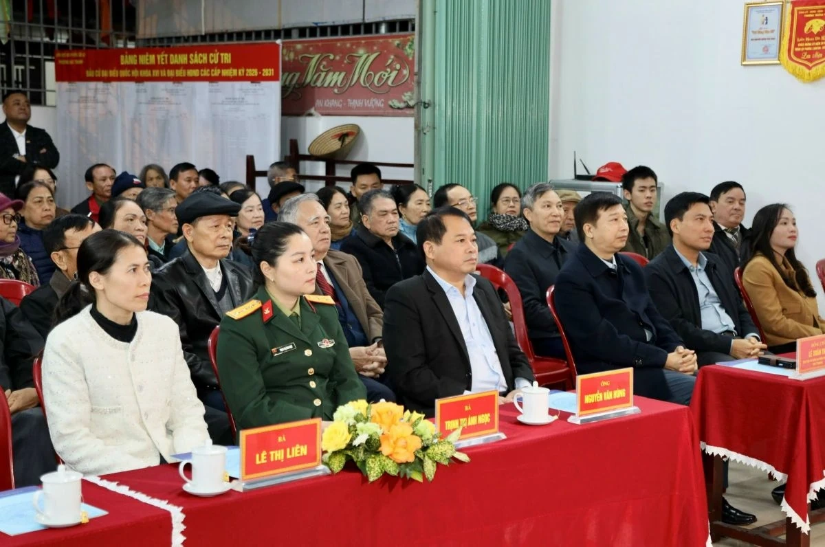 Cử tri phố Thống Nhất 2 tín nhiệm giới thiệu 3 người ứng cử đại biểu HĐND các cấp