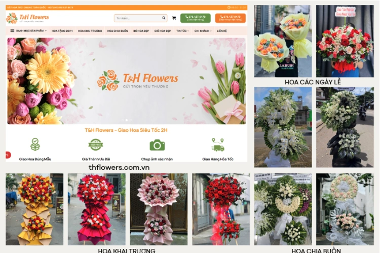 Cửa hàng hoa Thanh Hóa T&H Flowers: Nâng tầm trải nghiệm khách hàng bằng dịch vụ tận tâm và nhanh chóng.