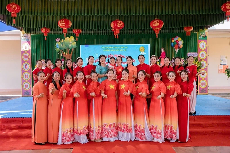 Trường mầm non Nga An: Nơi ươm mầm tương lai