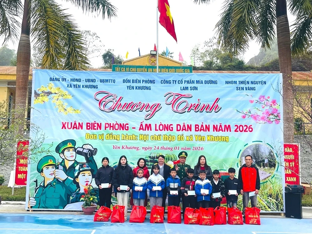 Công ty CP Mía đường Lam Sơn trao quà Tết nhân dịp Xuân Bính Ngọ 2026