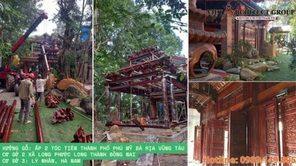 Thi công nhà gỗ cổ truyền 3 gian, 5 gian: nghệ thuật kiến trúc & báo giá trọn gói