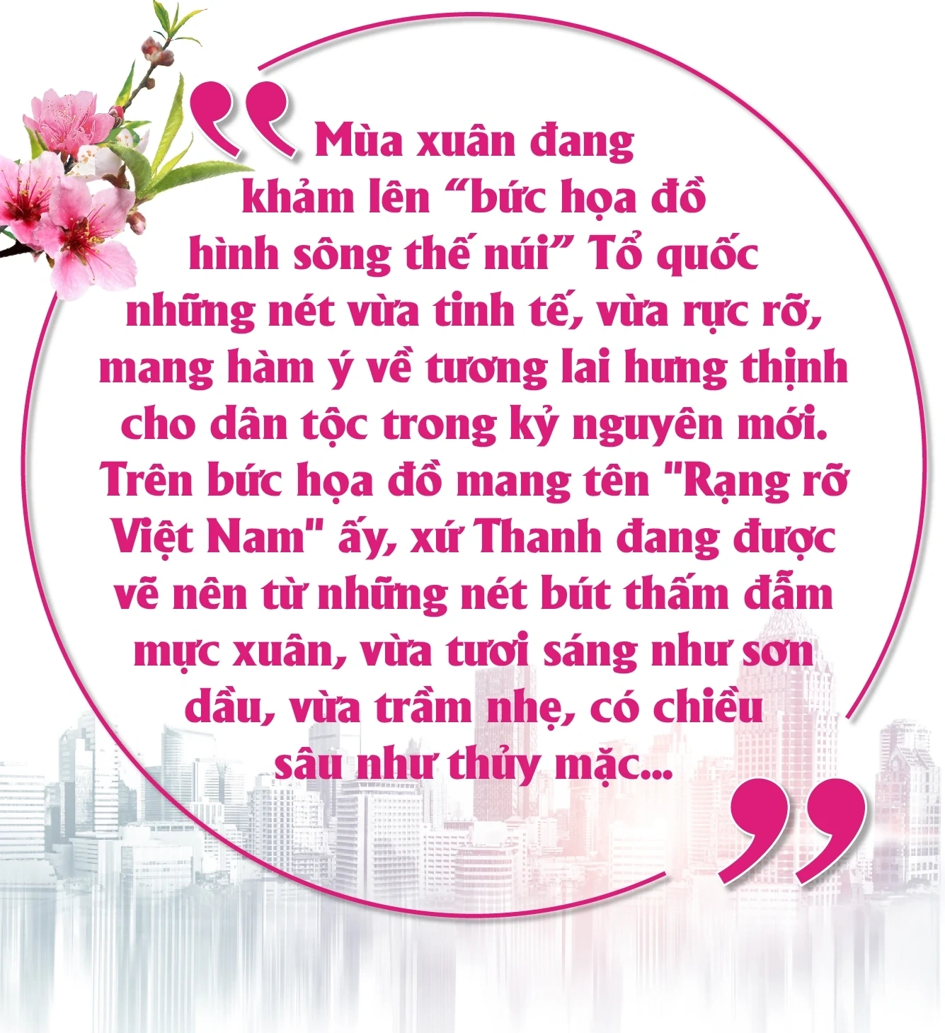 [E-Magazine] Rạng rỡ cơ đồ trong sắc vóc mùa xuân