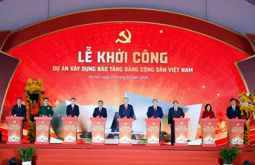 Tổng Bí thư Tô Lâm dự lễ khởi công xây dựng Bảo tàng Đảng Cộng sản Việt Nam