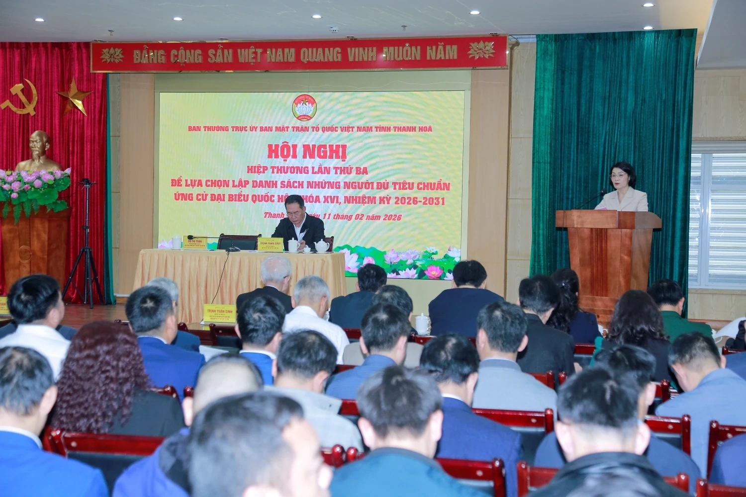 Thanh Hóa chốt danh sách người ứng cử đại biểu Quốc hội và HĐND tỉnh nhiệm kỳ 2026-2031