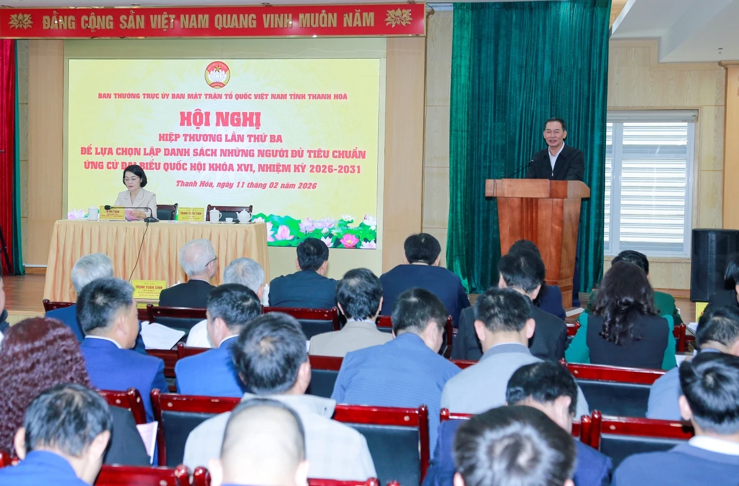 Thanh Hóa chốt danh sách người ứng cử đại biểu Quốc hội và HĐND tỉnh nhiệm kỳ 2026-2031