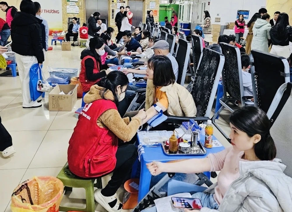 Mở đầu chuỗi chương trình hiến máu tình nguyện ngành Y tế tỉnh Thanh Hóa năm 2026