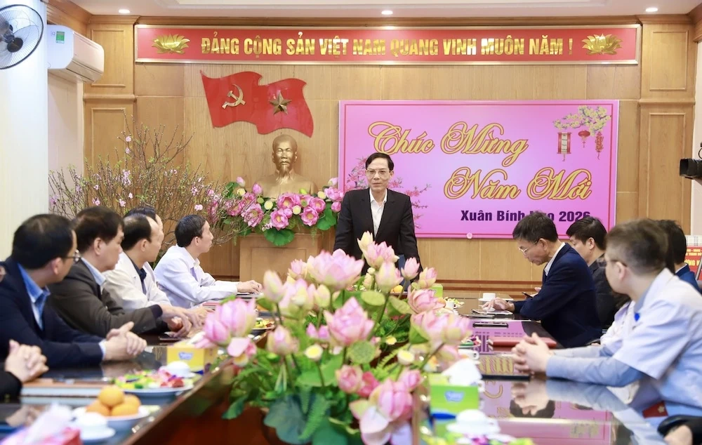 Phó Chủ tịch UBND tỉnh Đầu Thanh Tùng thăm, chúc Tết tại các bệnh viện