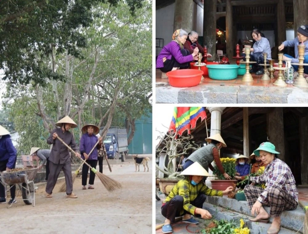 Rộn ràng trước ngày đốt Đình liệu