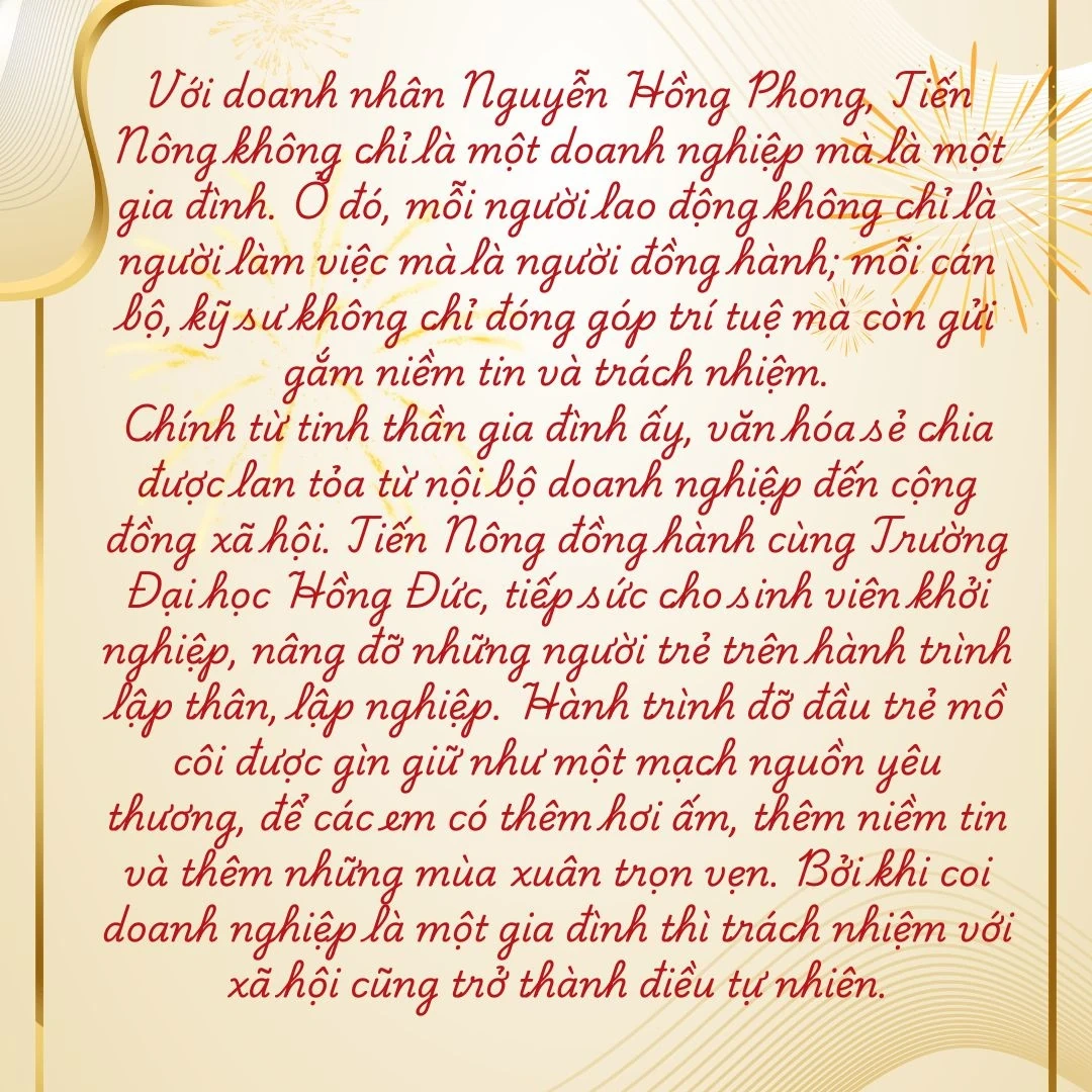 Trò chuyện đầu xuân: Tư duy doanh nhân và khát vọng nông nghiệp bền vững