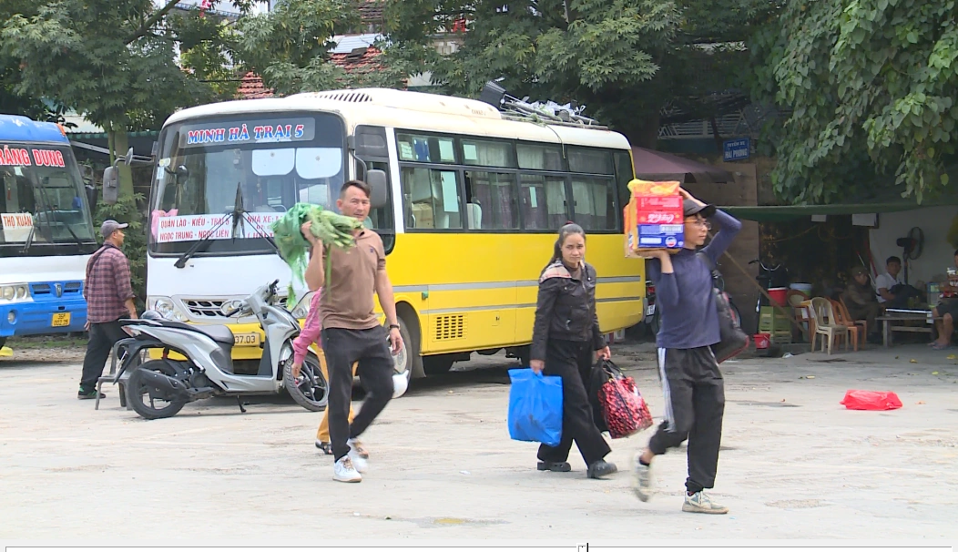 Bến xe, ga tàu ngày cuối năm