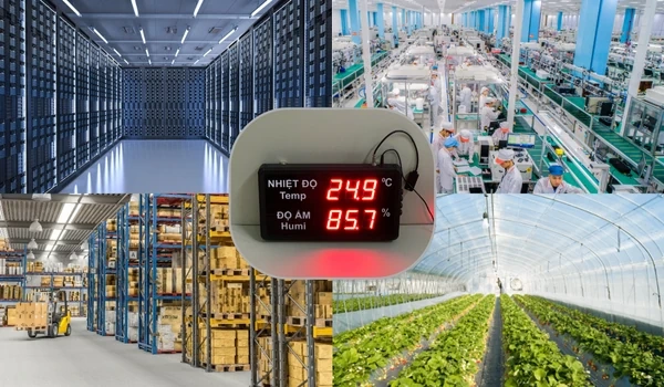 Thiết bị đo nhiệt độ độ ẩm atpro hoạt động 24/7, độ bền cao được doanh nghiệp tin dùng