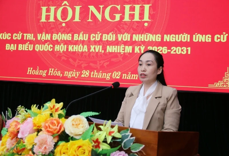 Chương trình hành động của các ứng cử Đại biểu Quốc hội khóa XVI tại đơn vị bầu cử số 1