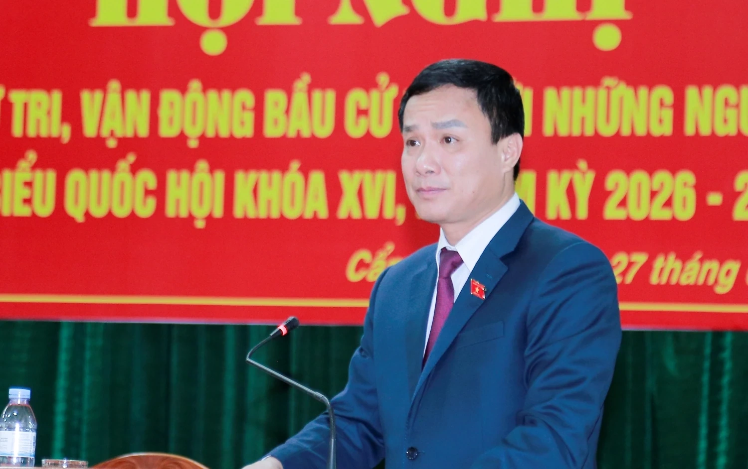 Ứng cử viên ĐBQH khóa XVI tiếp xúc cử tri các xã Cẩm Thủy, Cẩm Thạch