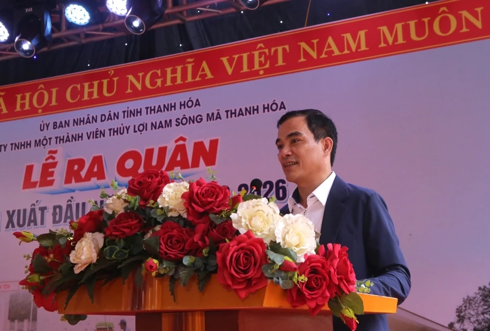 Công ty Thủy lợi Nam Sông Mã Thanh Hóa ra quân sản xuất đầu năm Bính Ngọ