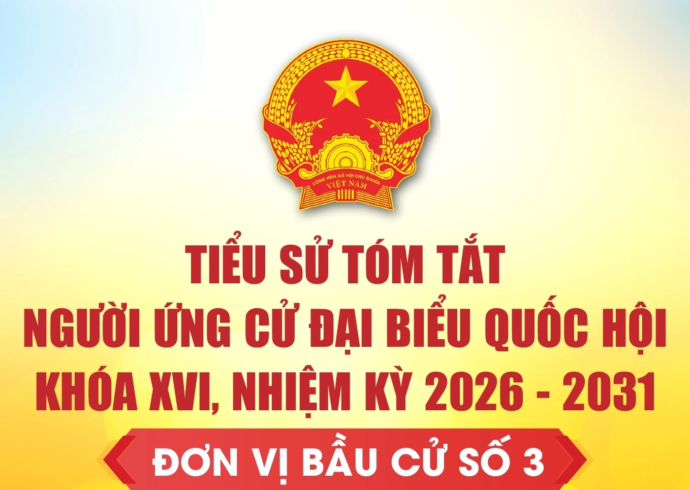 [Infographics] Tiểu sử tóm tắt người ứng cử Đại biểu Quốc hội khóa XVI - Đơn vị bầu cử số 3 tại Thanh Hóa