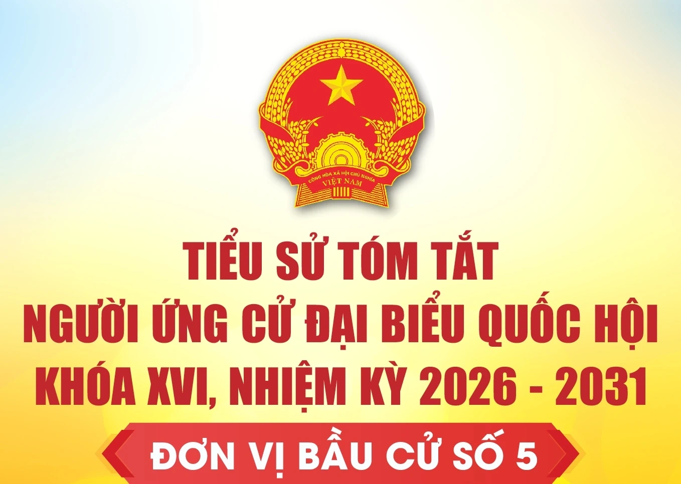 [Infographics] Tiểu sử tóm tắt người ứng cử Đại biểu Quốc hội khóa XVI - Đơn vị bầu cử số 5 tại Thanh Hóa