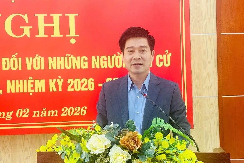 Những người ứng cử ĐBQH khóa XVI tiếp xúc cử tri, vận động bầu cử tại đơn vị bầu cử số 3