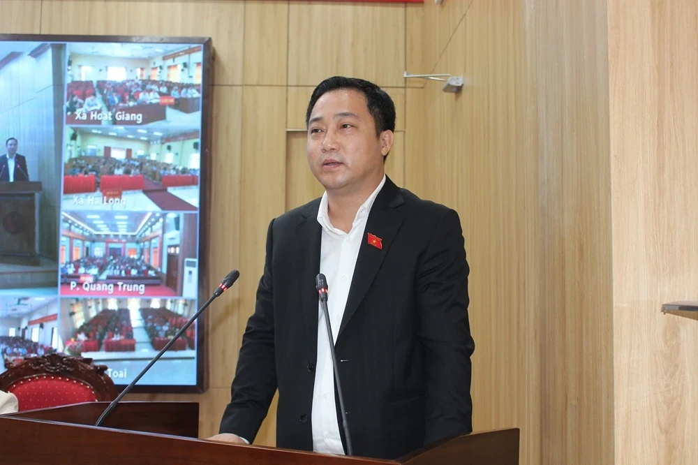 Ứng cử viên ĐBQH khoá XVI tiếp xúc cử tri, vận động bầu cử tại đơn vị bầu cử số 2