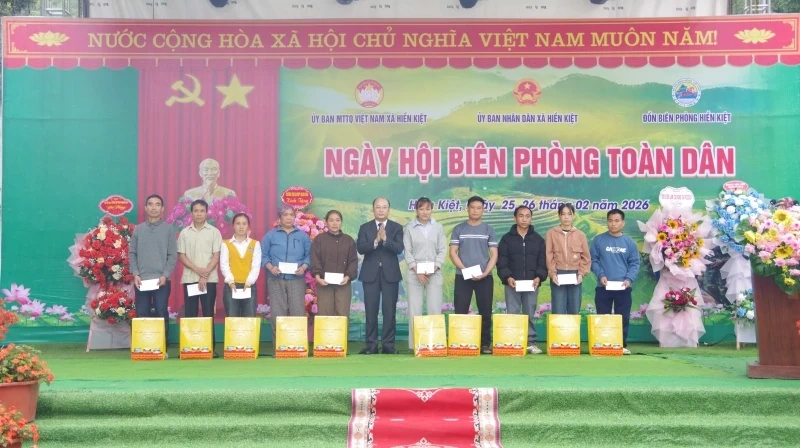 Ngày hội Biên phòng toàn dân năm 2026 tại xã Hiền Kiệt
