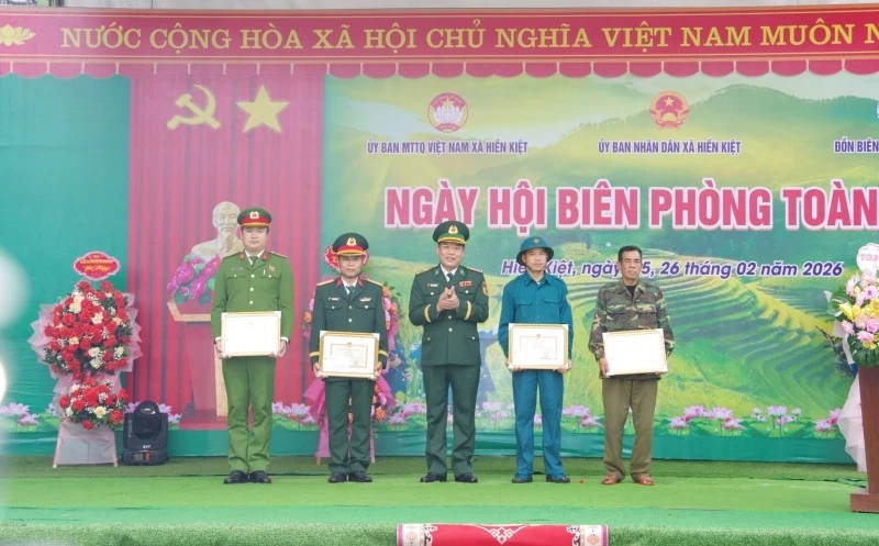 Ngày hội Biên phòng toàn dân năm 2026 tại xã Hiền Kiệt