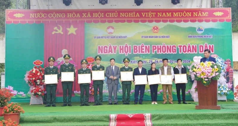 Ngày hội Biên phòng toàn dân năm 2026 tại xã Hiền Kiệt