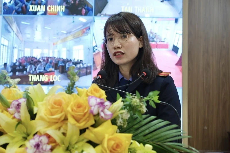 Ứng cử viên ĐBQH khoá XVI tiếp xúc cử tri, vận động bầu cử tại đơn vị bầu cử số 5