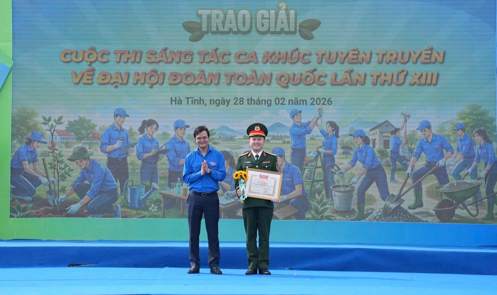 ‘Áo xanh gọi tương lai’ là ca khúc chính thức của Đại hội Đoàn TNCS Hồ Chí Minh lần thứ XIII, nhiệm kỳ 2026 -2031