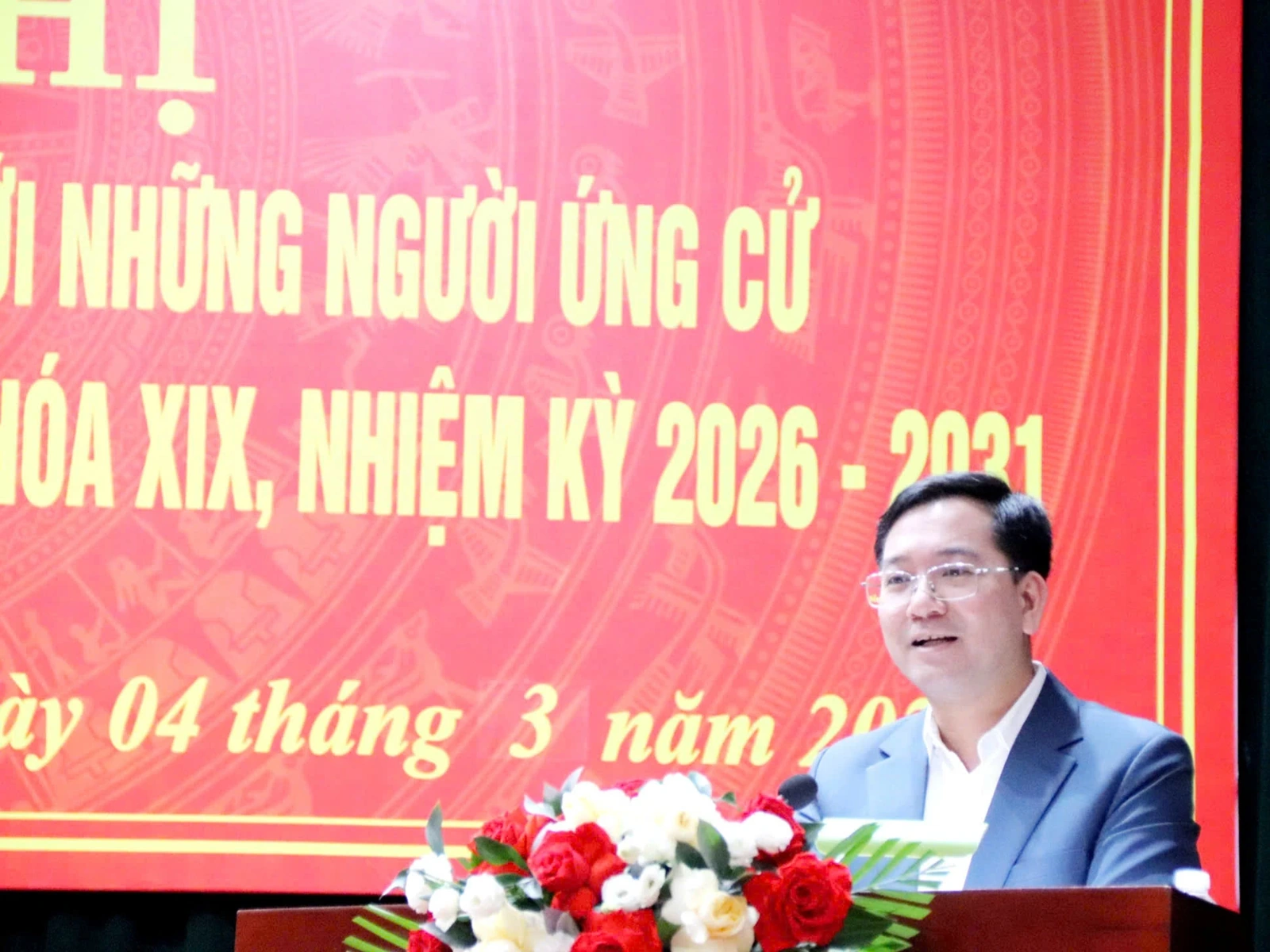 Ứng cử viên đại biểu HĐND tỉnh tiếp xúc cử tri thuộc đơn vị bầu cử số 15