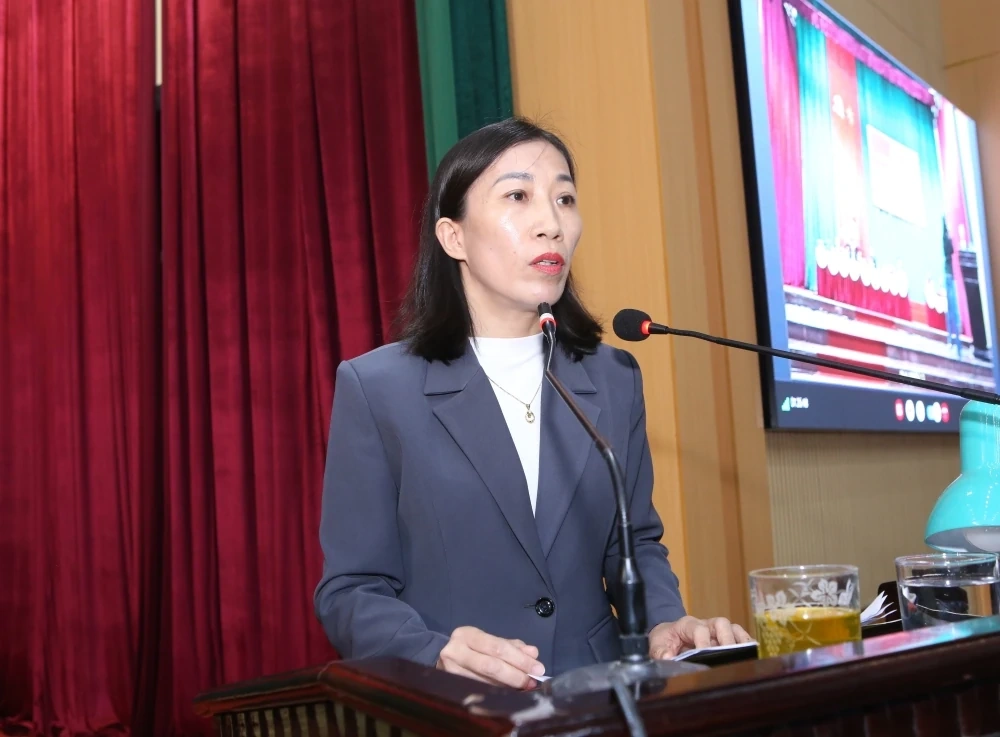 Ứng cử viên đại biểu HĐND tỉnh tiếp xúc cử tri tại đơn vị bầu cử số 21