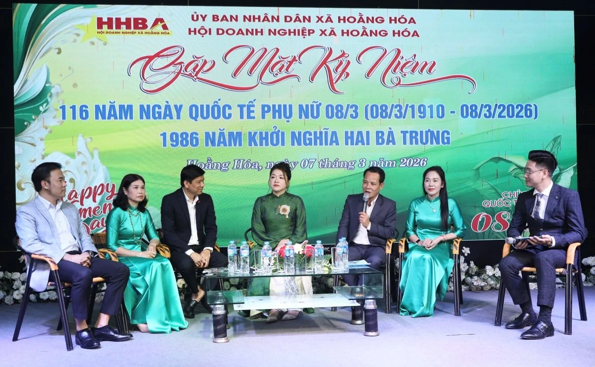 Hội Doanh nghiệp xã Hoằng Hóa tổ chức gặp mặt, chúc mừng Ngày Quốc tế Phụ nữ